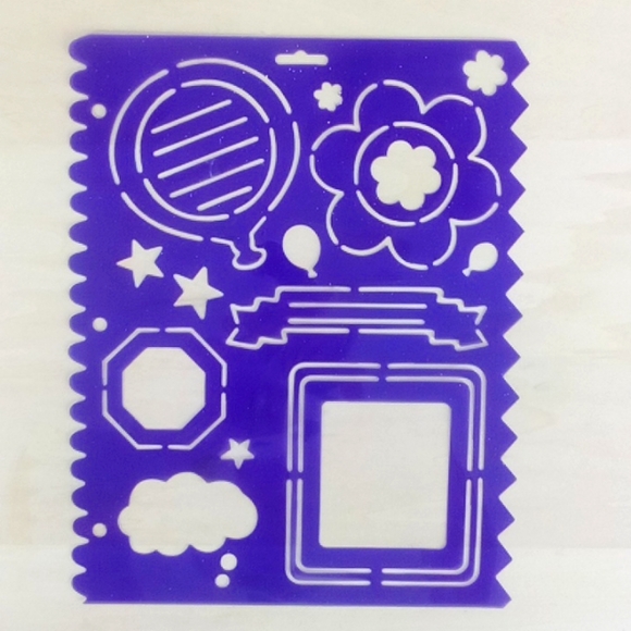 3/$15 VTG Stencil Binder Page Sky's the Limit - Picture 1 of 4